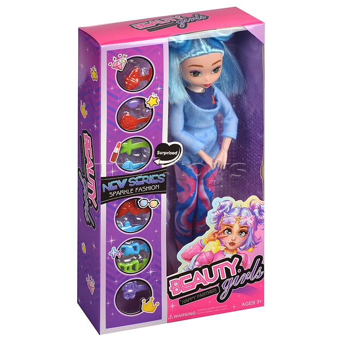 Кукла "Beautiful girl-2" с аксессуарами, в коробке Кукла "Beautiful girl-2" с аксессуарами, в коробке