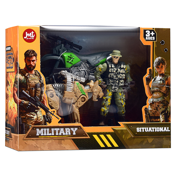 Набор армия  "Отважная команда" в коробке