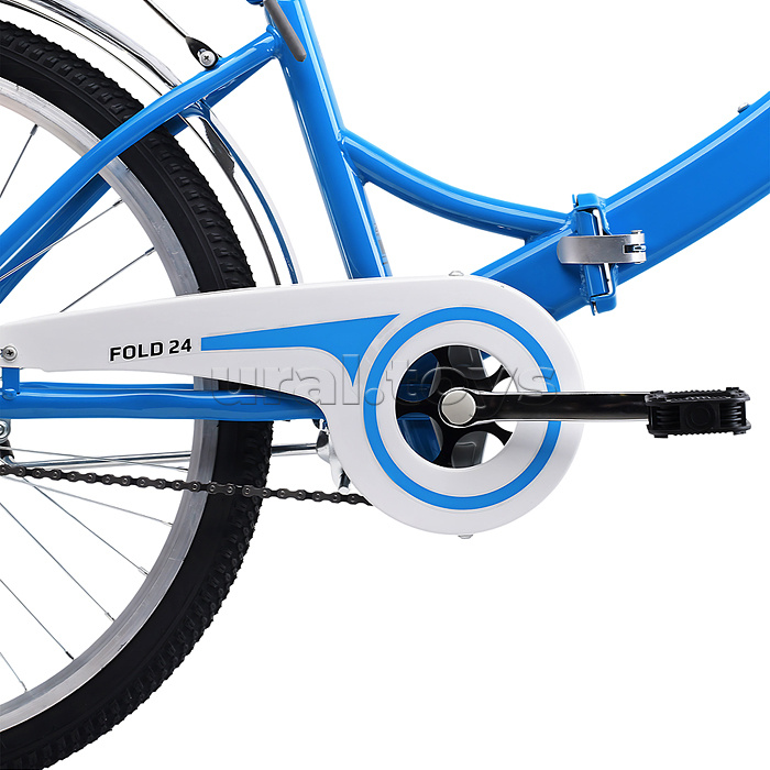 Велосипед 24" Rocket City Fold 24, цвет синий, размер 16"
