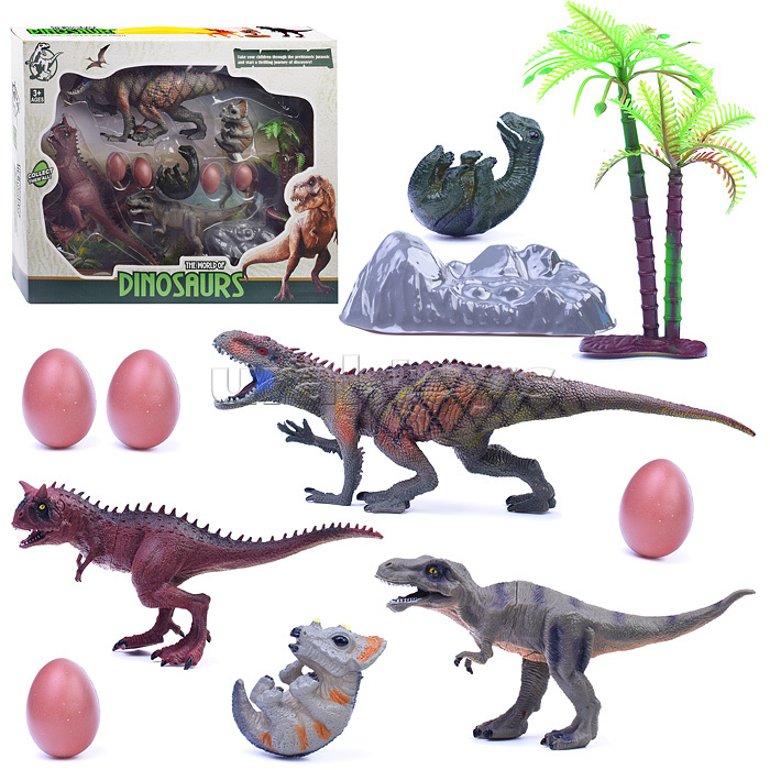 Набор динозавров "Древний мир" в коробке