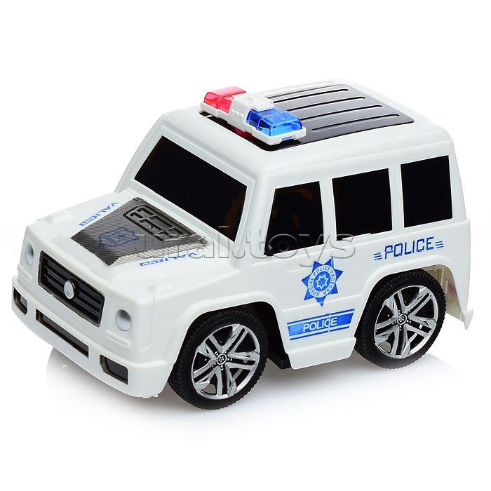 Машина "Полиция" черная/белая, в ассортименте, в пакете