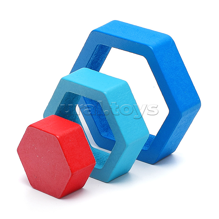 Пазл-вкладыш "Цветные фигуры"