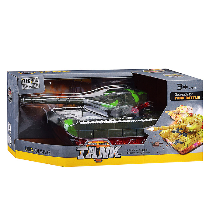 Танк "Шторм" на батарейках, в коробке