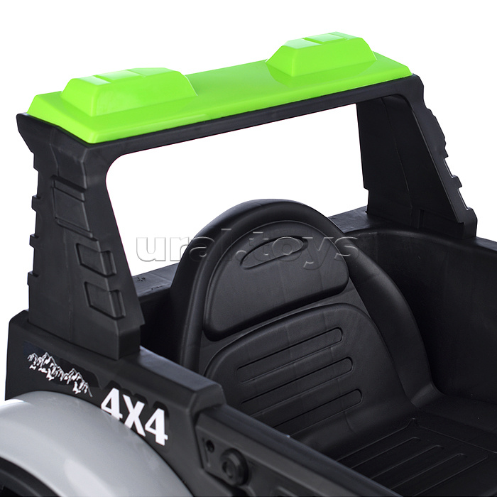 Электромобиль "Внедорожник" 12V4.5 с двойным приводом (серый)