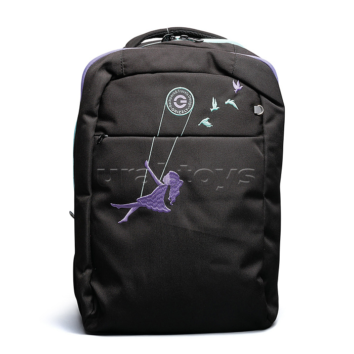 Рюкзак (/2 черный - сиреневый)