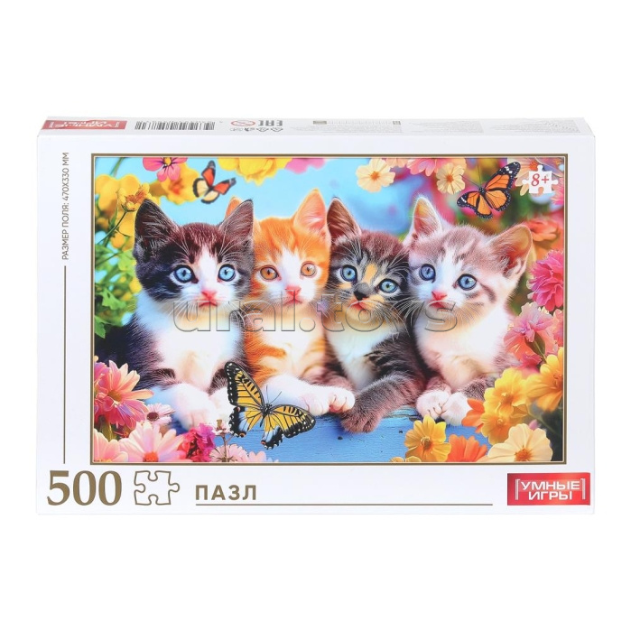 Пазлы 500 "Котята"