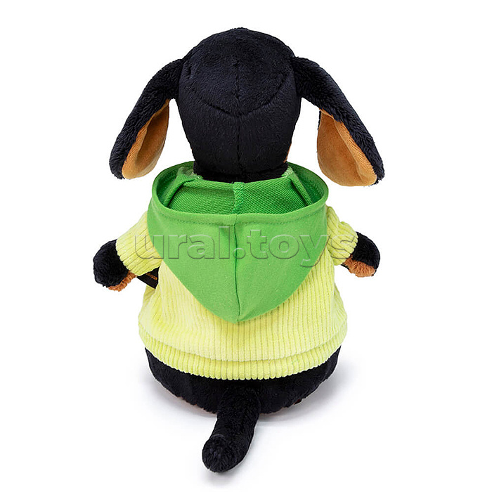 Собака Ваксон в вельветовой куртке