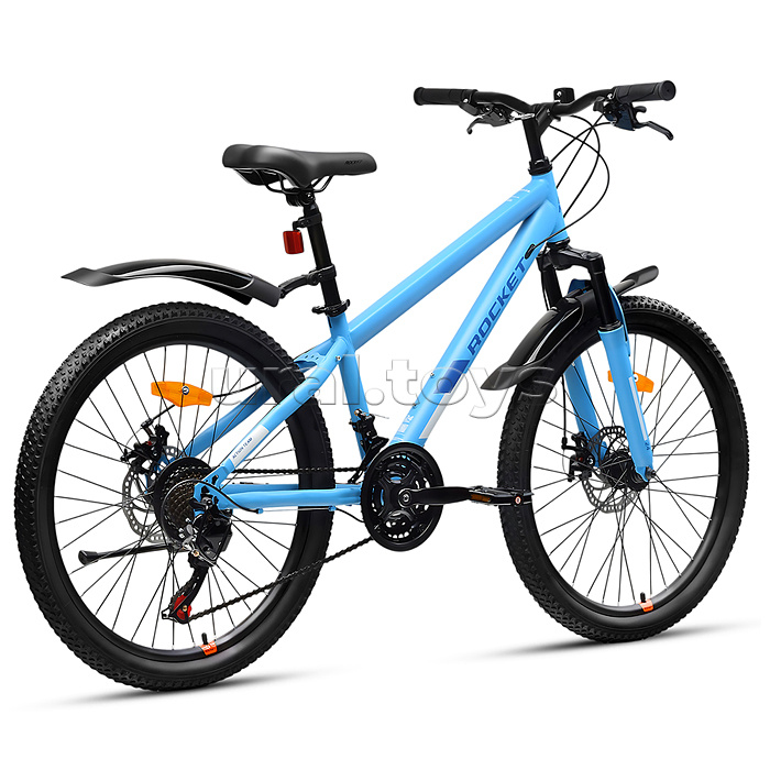 Велосипед 24" Rocket Aries 2.0 , цвет синий, размер 13"