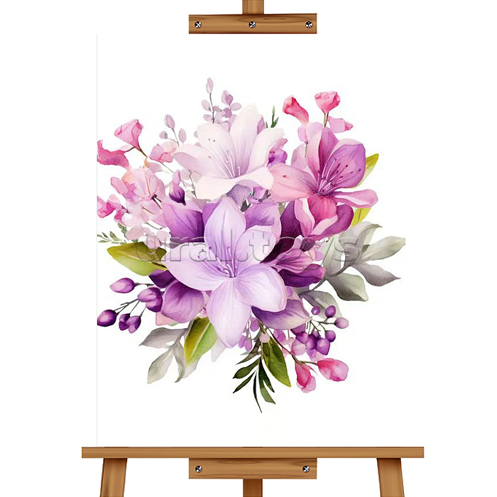 Набор для рисования "Картина по номерам 30*40 см. "Цветочная композиция"