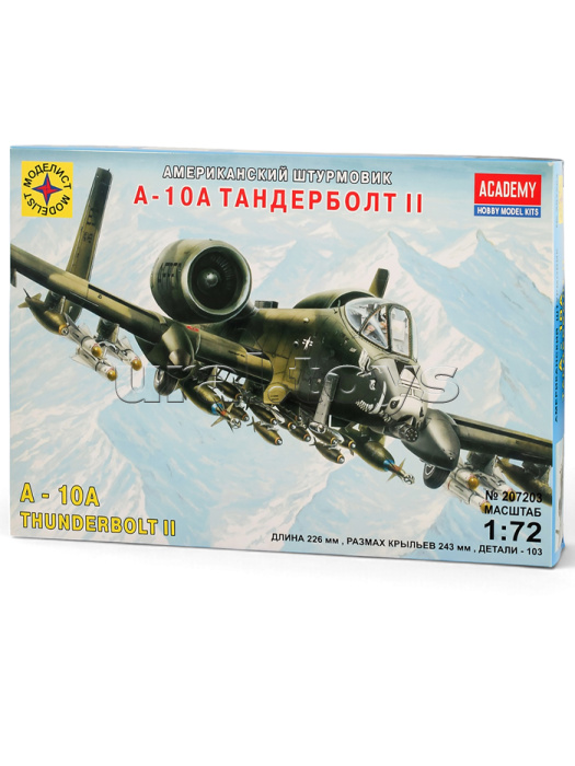 Штурмовик A-10А "Тандерболт" II (1:72)
