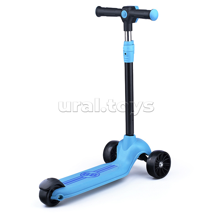 Самокат 3-х колесный ROCKET, синий