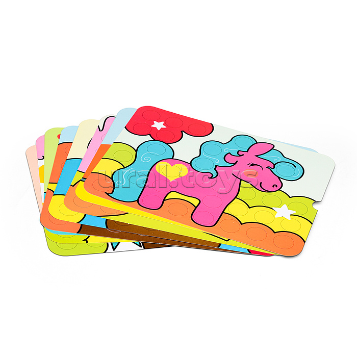 Моя первая мозаика "Тип 8" (48 фишек, 8 карточек, поле, чемодан)