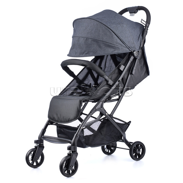 Коляска прогулочная Prammy Black, черный (в коробке)