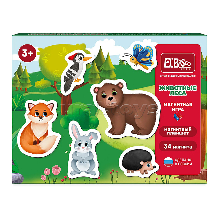 Магнитная игра "Животные леса"