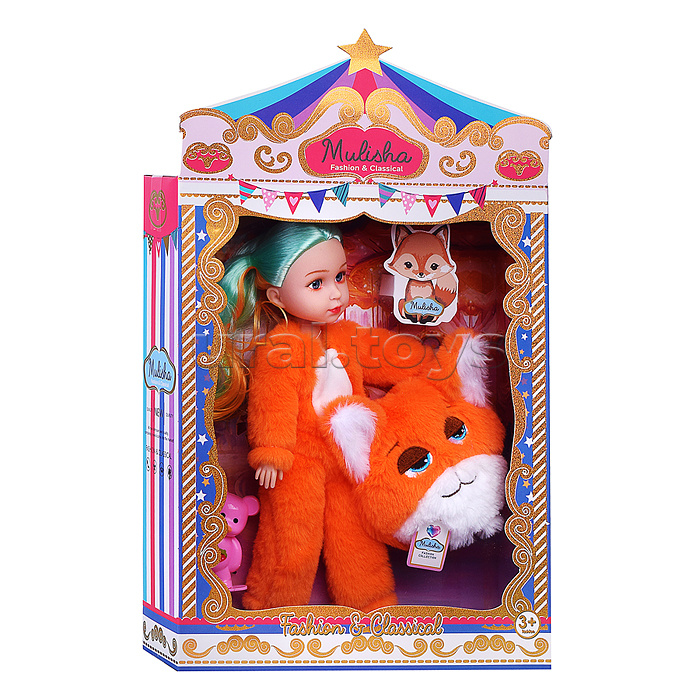 Кукла "Белла" в костюме лисички, в коробке