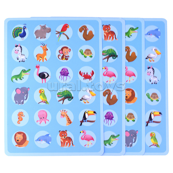 Игра настольная. IQ-стрелки. Животные. Серия Играй с умом.