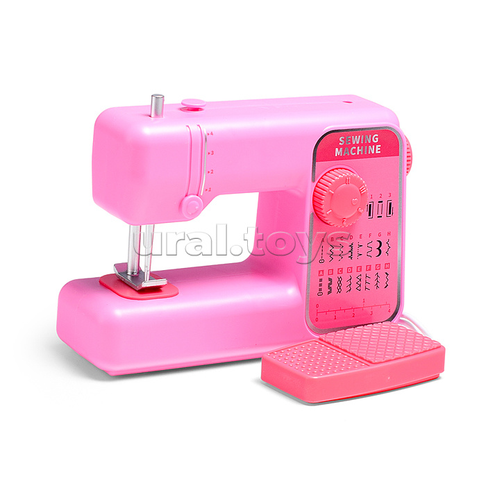 Бытовая техника "Швейная машинка" в коробке (цвет розовый)