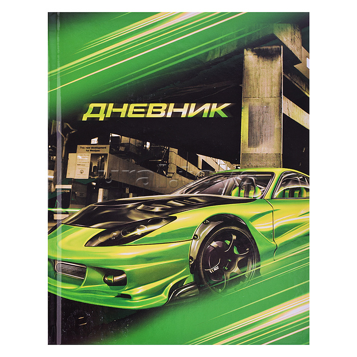 Дневник 1-4кл, тв обл. глянц/лам, 48л, Calligrata "Авто"