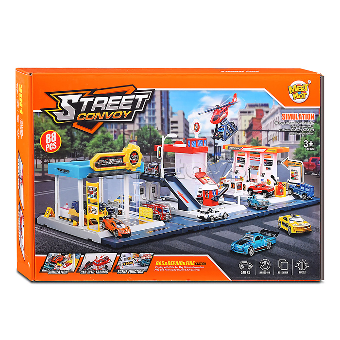 Станция обслуживания "Транспорт" в коробке