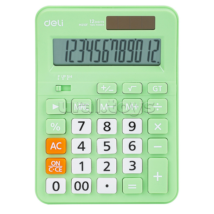 Калькулятор настольный, зеленый 12-разр.