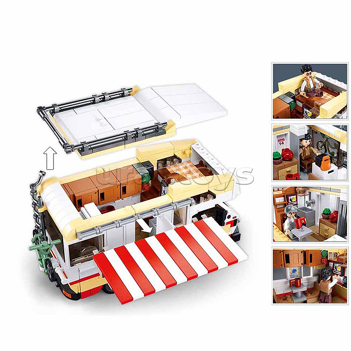 Конструктор "Фургон-кемпер" (506 дет.) в коробке