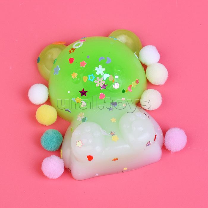 Игрушка-антистресс "Мишутка разноцветный"