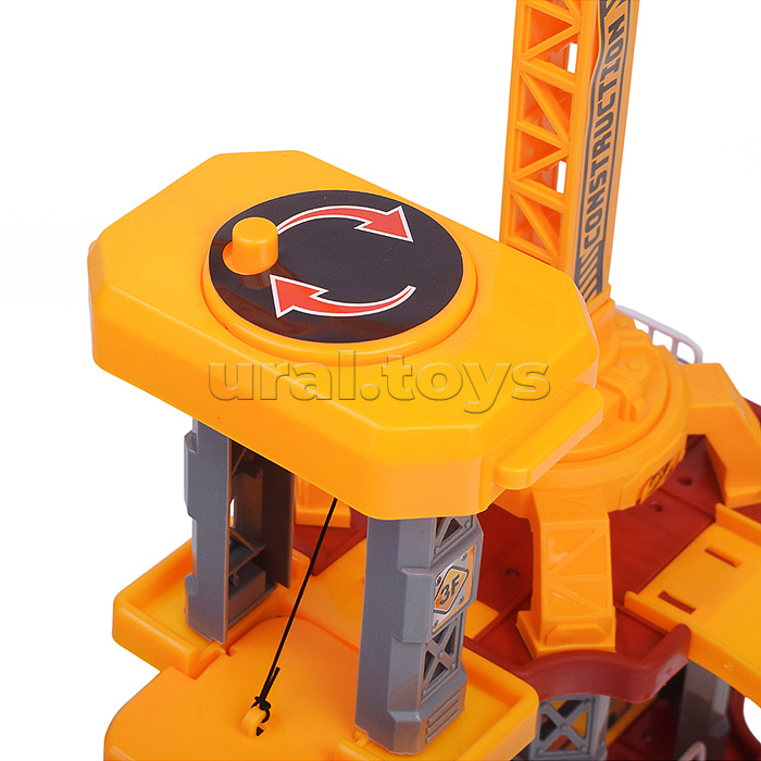 Парковка "Приключения на стройке" (125 предметов) в коробке