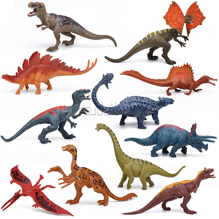 Набор животных "Мир динозавров" в коробке