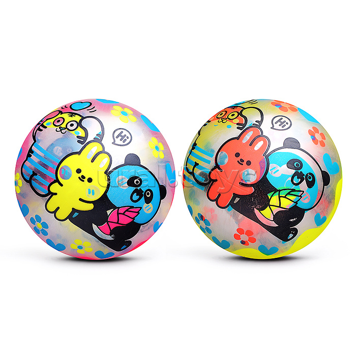 Мяч надувной детский PVC "Пляшущий мячик" 22см