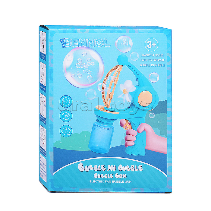 Пистолет для мыльных пузырей "Bubbles in a bubble" в коробке