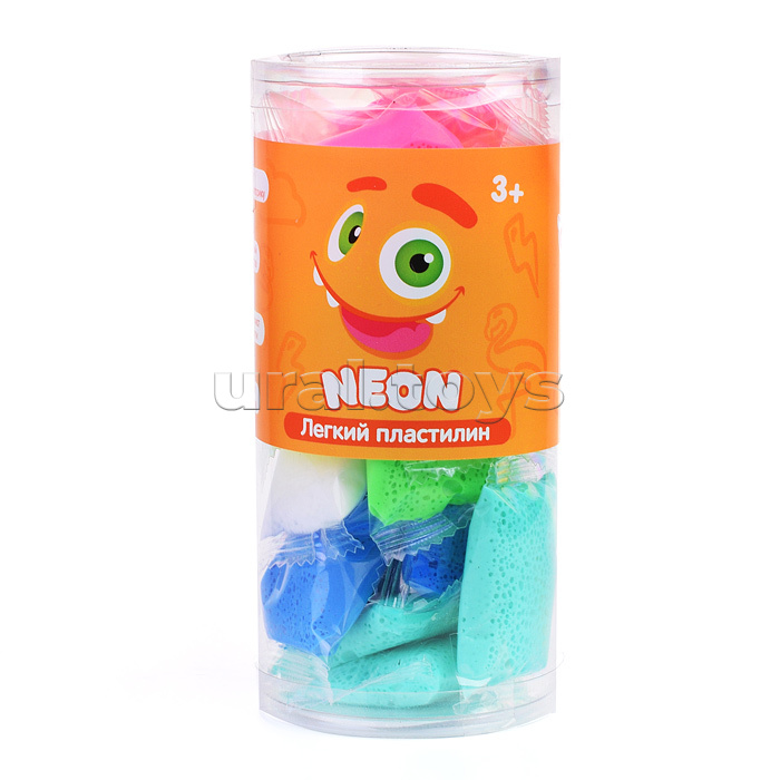 Легкий пластилин, набор "Neon" mini