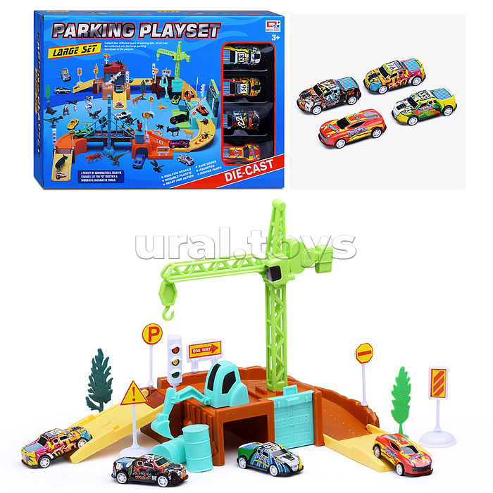 Парковка "Parking playset" в коробке