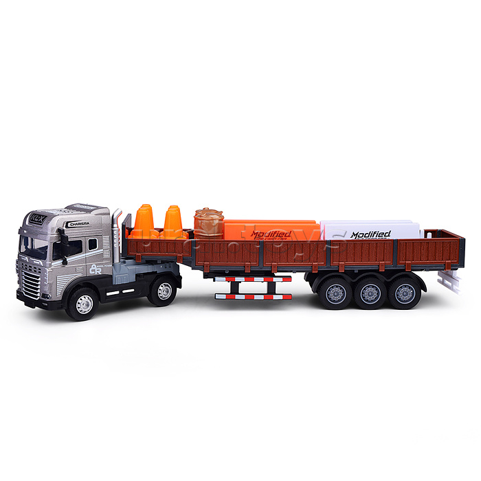 Машина "ТрансРесурс" 1:24, металл., в коробке