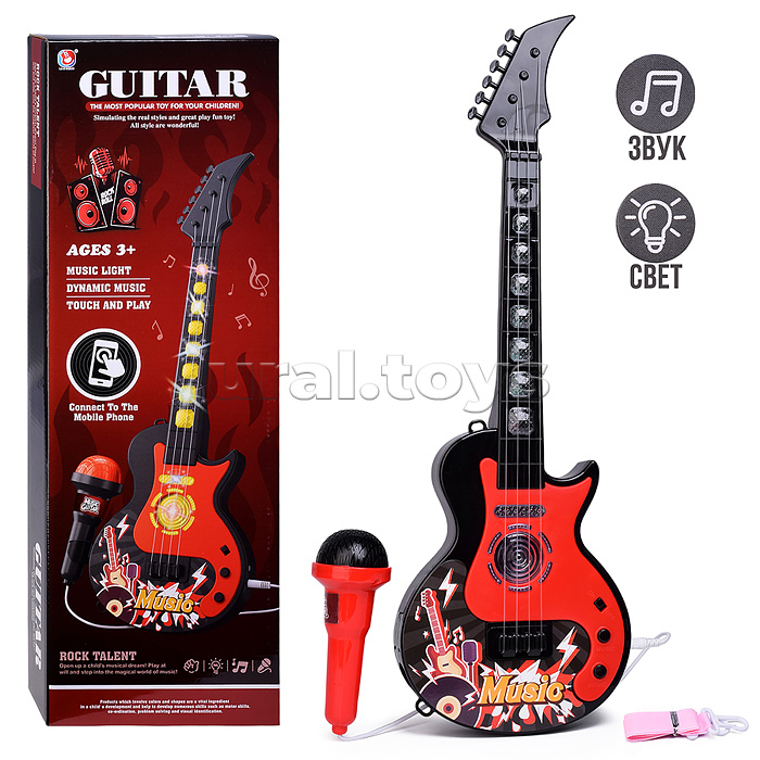 Гитара "Рок-н-рол" в коробке Гитара "Рок-н-рол" в коробке