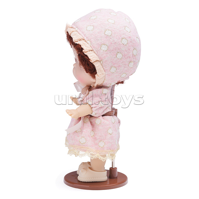 Виниловая кукла Baby Cute Maxi с подставкой, 18 см