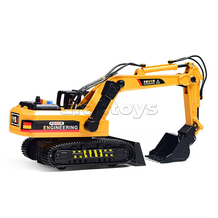 Экскаватор "Гусеничный" (свет, звук) в коробке