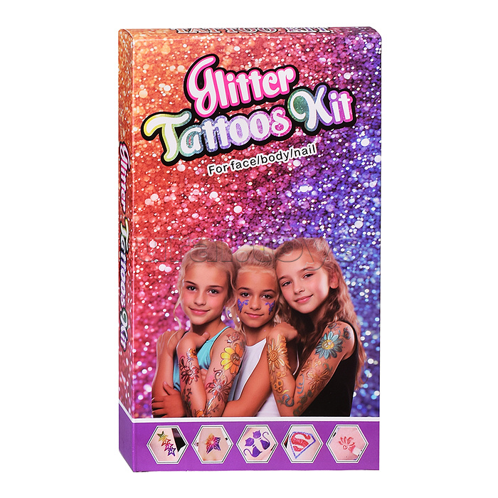 Набор визажиста "Glitter tattoo-2" в коробке