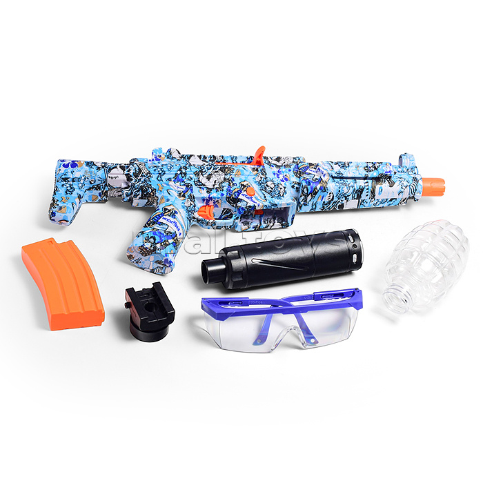 Автомат "Штурм" стреляет гелевыми пулями, в коробке