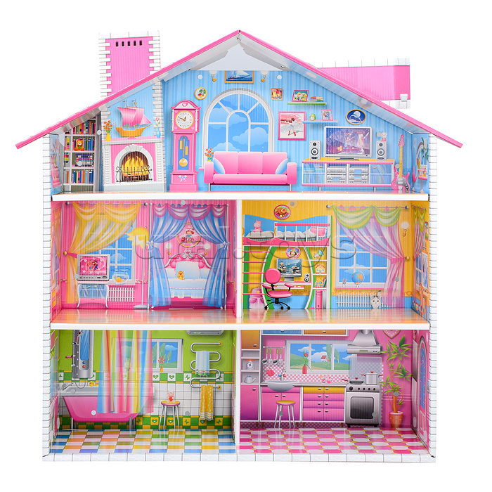 Кукольный домик быстрой сборки "Dream House. Усадьба" Кукольный домик быстрой сборки "Dream House. Усадьба"
