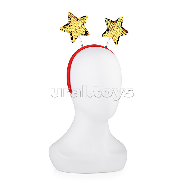 Ободок карнавальный "Зведочки-рожки"