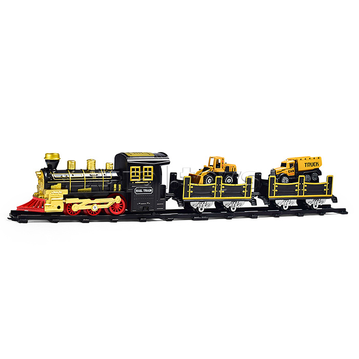 Железная дорога "Инженерная сила" (свет, звук) в коробке