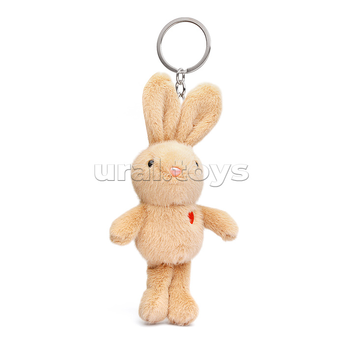 Мягкая игрушка-брелок "Заяц", аромат., с маленьким сердечком 18см