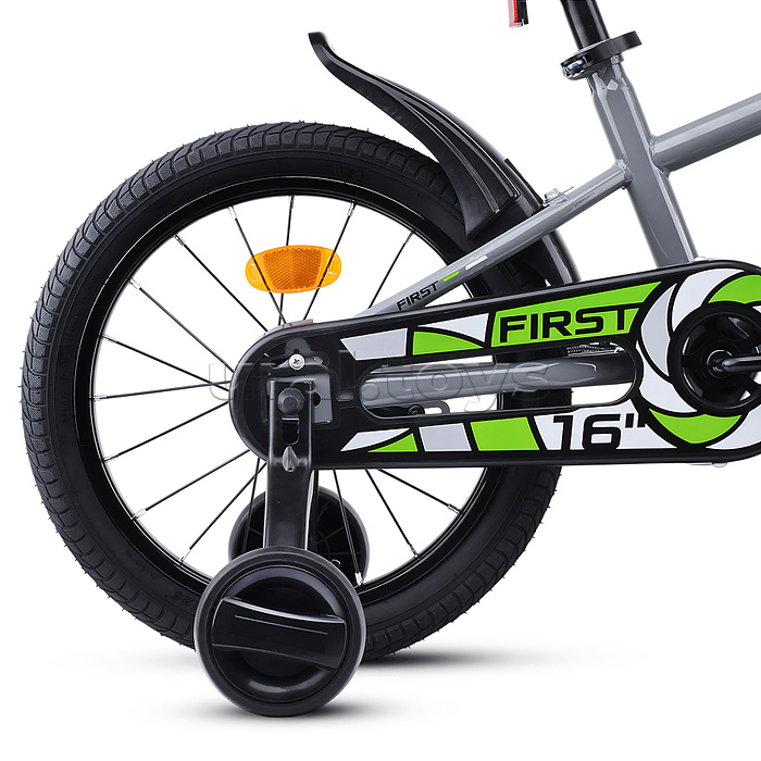 Велосипед 16" Rocket First, цвет серый
