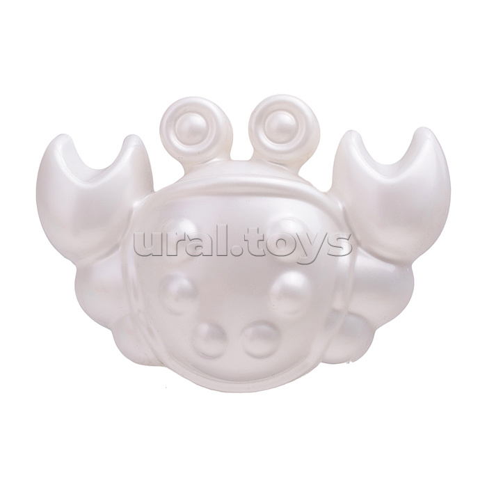 Песочный набор "Три кота и море приключений" №5: Ведро с наклейкой, ситечко "Солнышко", лопатка №5, грабельки №5, формочки (ракушка №2 + краб №2 + черепаха)