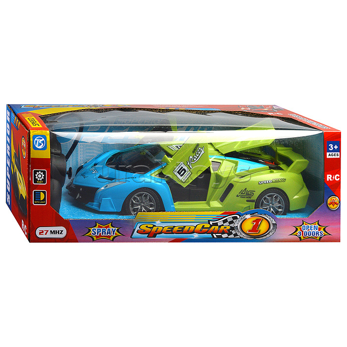 Машина "Супер гонка" р/у, 27 MHz, в коробке