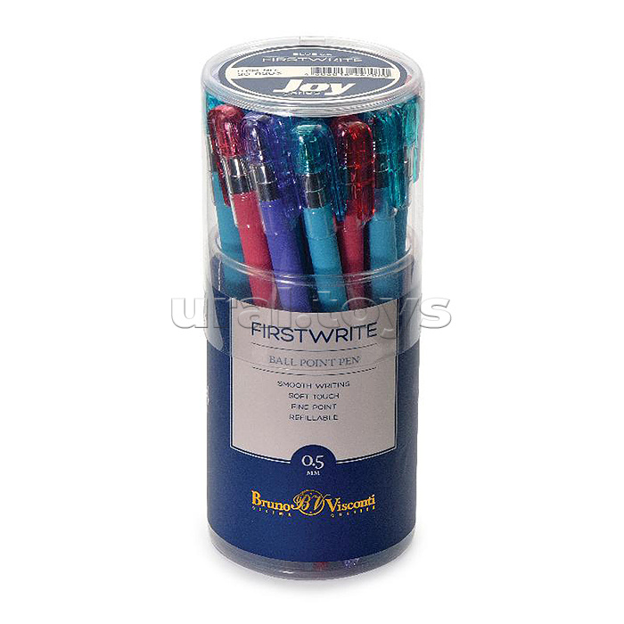 Ручка "FirstWrite. Joy" шариковая 0.5 мм, синяя (3 цвета корпуса) Ручка "FirstWrite. Joy" шариковая 0.5 мм, синяя (3 цвета корпуса)