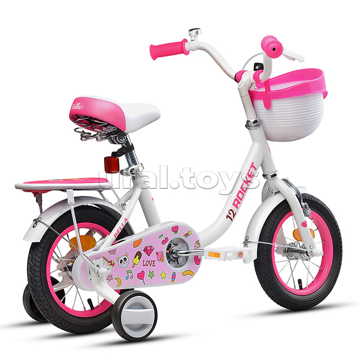 Велосипед 12" Rocket Bella, цвет белый