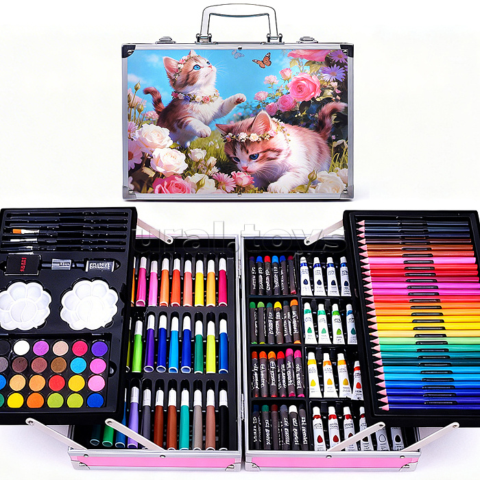 Набор для юного художника "Котята" (145 предметов)