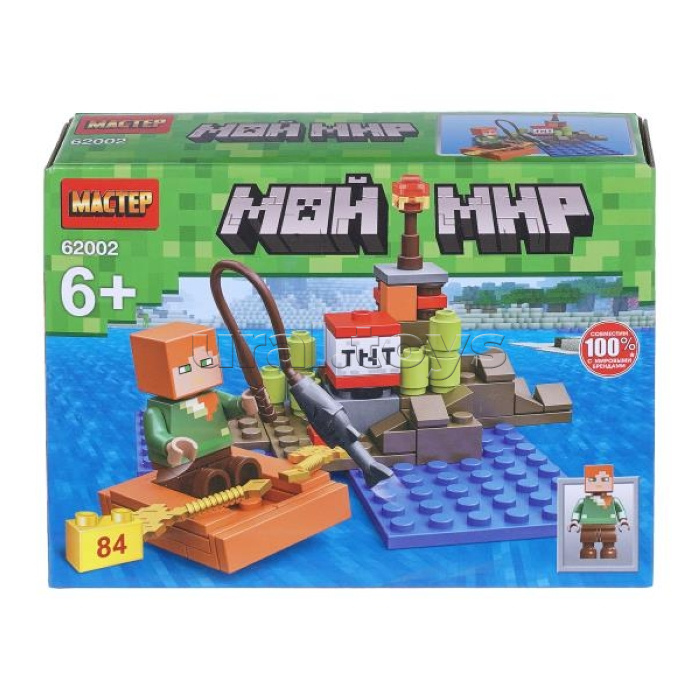Конструктор "Мой мир" 84 дет.