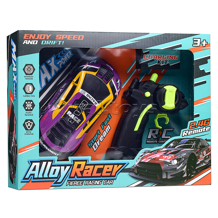 Машина "Молния-2"  р/у, 27 MHz. в коробке